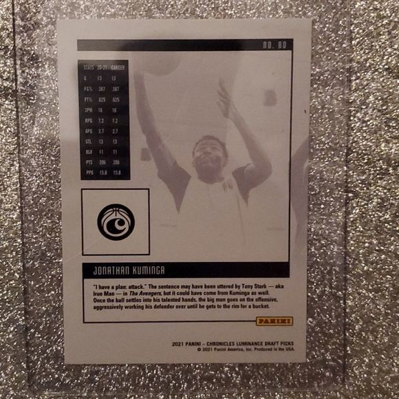 Jonathan Kuminga Rookie 🏀 Card - Picture 2 of 2
